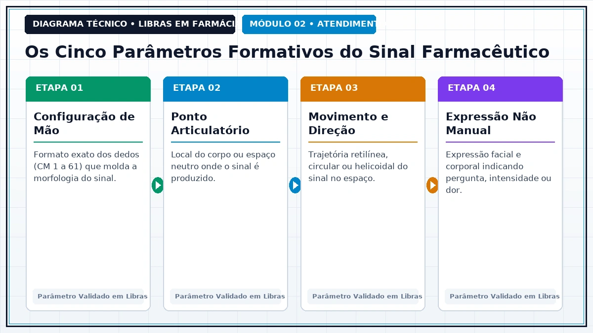 Diagrama e Parâmetros Técnicos de Libras em Farmácia - Parâmetros da Libras e Datilologia Farmacêutica