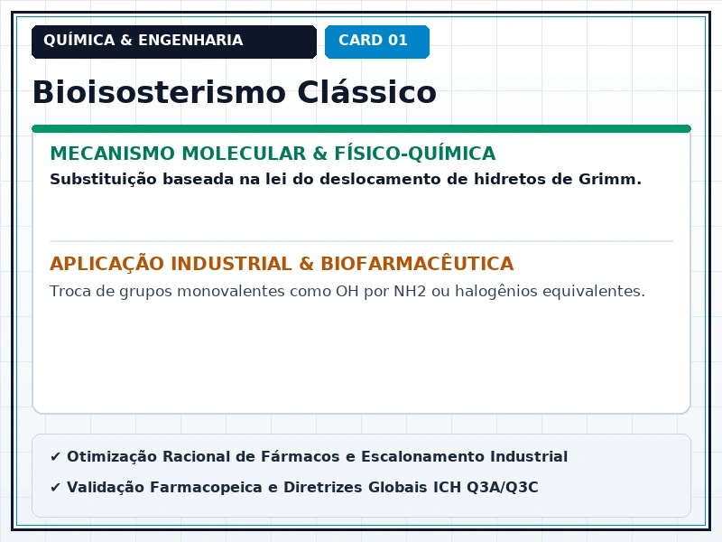 Cartão Técnico 1 - Bioisosterismo Clássico e Não Clássico