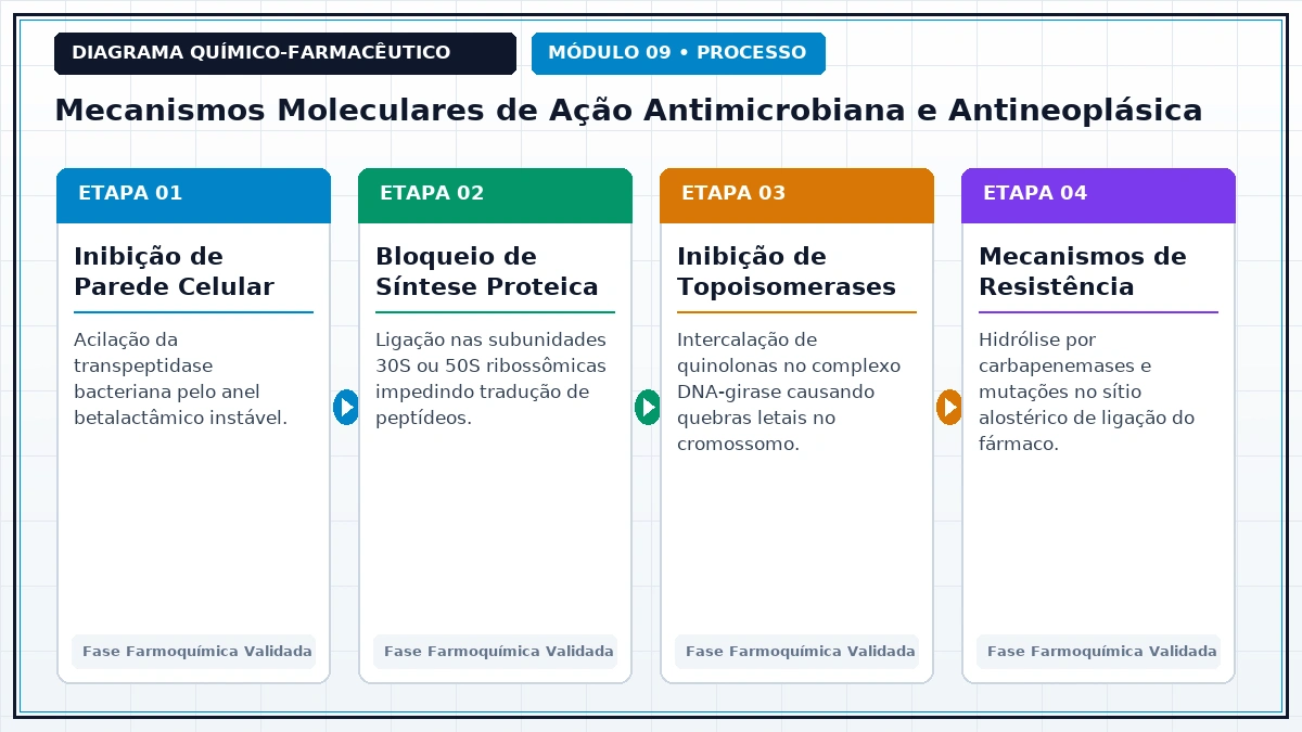 Diagrama Técnico e Rota de Process Chemistry - Antimicrobianos e Quimioterápicos