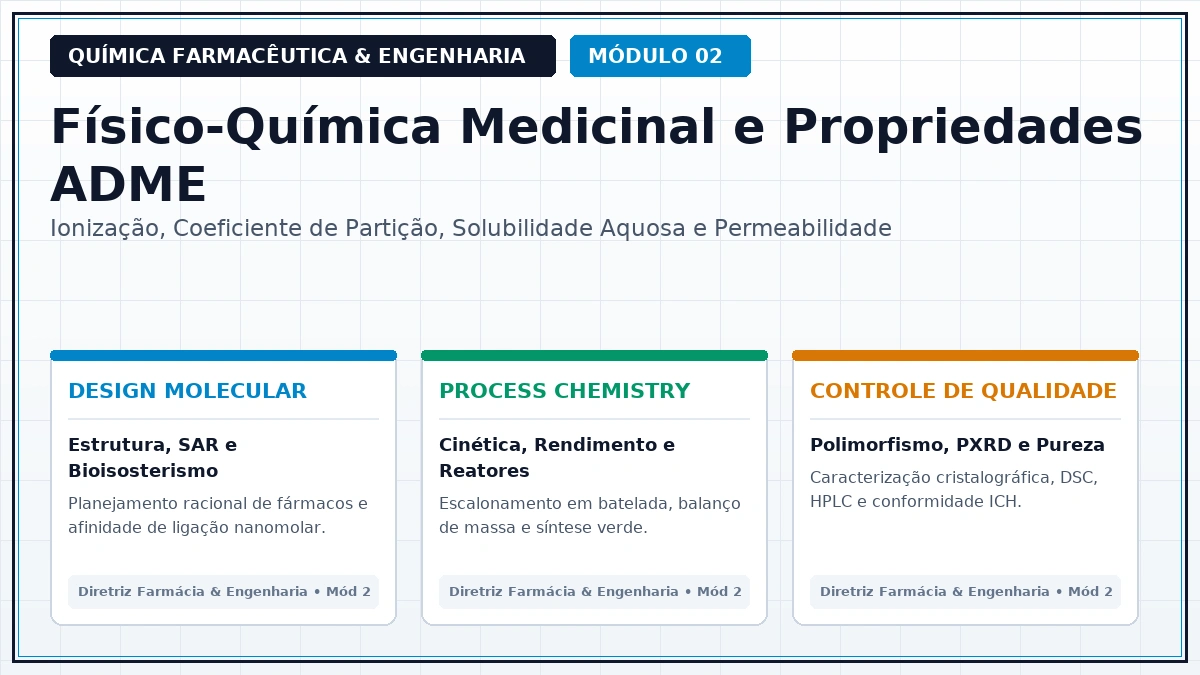 Capa: Química Farmacêutica e Engenharia — Aula 065 — Permeabilidade em Membrana Artificial Paralela PAMPA e Caco-2 — Foco Avançado Parte 7