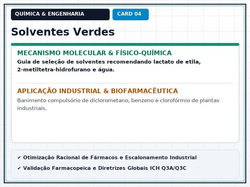 Cartão Técnico 4 - Química Verde e Reatores Farmacêuticos