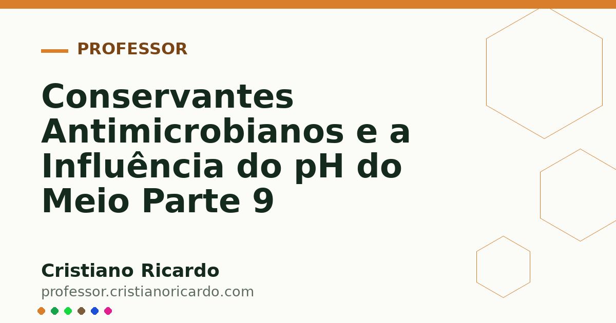 Card OG automático: Conservantes Antimicrobianos e a Influência do pH do Meio Parte 9