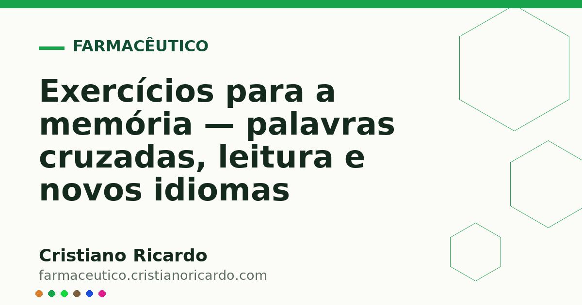 Card OG automático: Exercícios para a memória — palavras cruzadas, leitura e novos idiomas