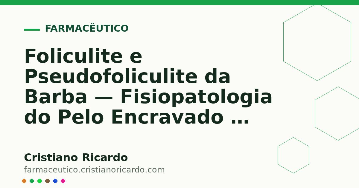 Card OG automático: Foliculite e Pseudofoliculite da Barba — Fisiopatologia do Pelo Encravado e Conduta Clínica