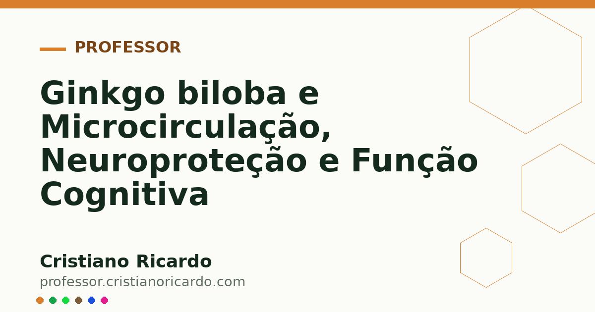 Card OG automático: Ginkgo biloba e Microcirculação, Neuroproteção e Função Cognitiva