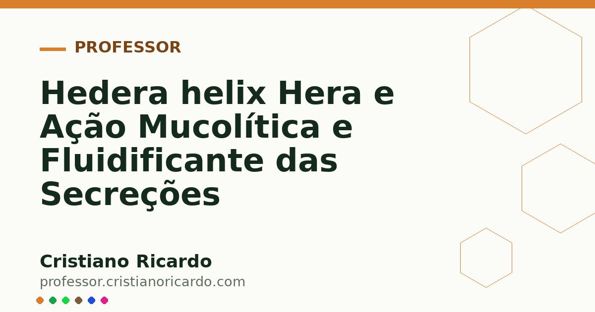 Card OG automático: Hedera helix Hera e Ação Mucolítica e Fluidificante das Secreções