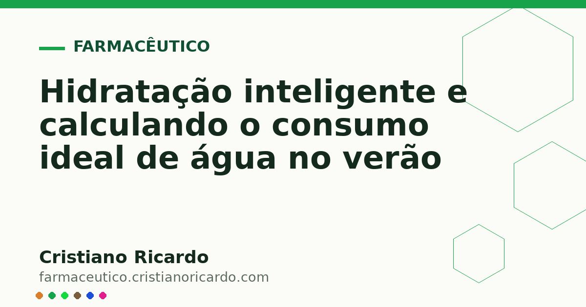 Card OG automático: Hidratação inteligente e calculando o consumo ideal de água no verão