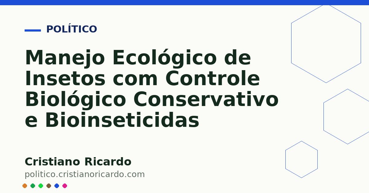 Card OG automático: Manejo Ecológico de Insetos com Controle Biológico Conservativo e Bioinseticidas