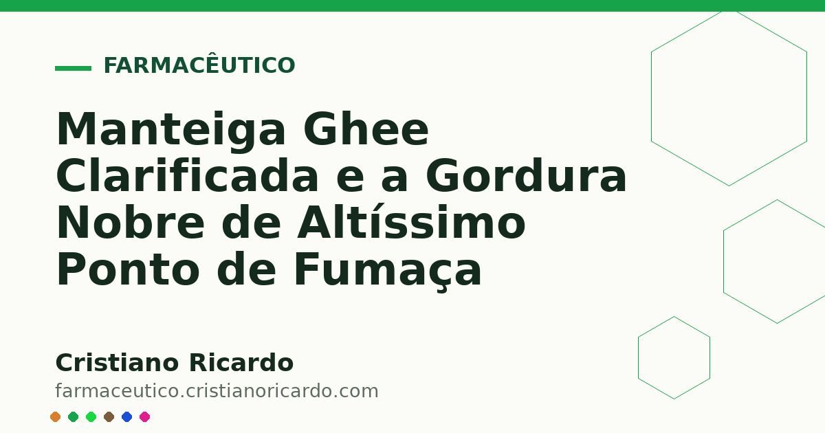 Card OG automático: Manteiga Ghee Clarificada e a Gordura Nobre de Altíssimo Ponto de Fumaça