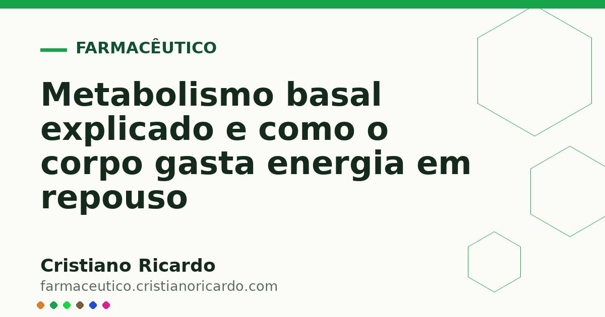 Card OG automático: Metabolismo basal explicado e como o corpo gasta energia em repouso