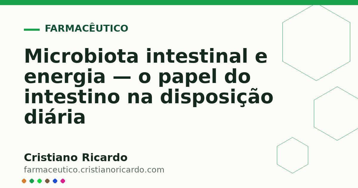 Card OG automático: Microbiota intestinal e energia — o papel do intestino na disposição diária