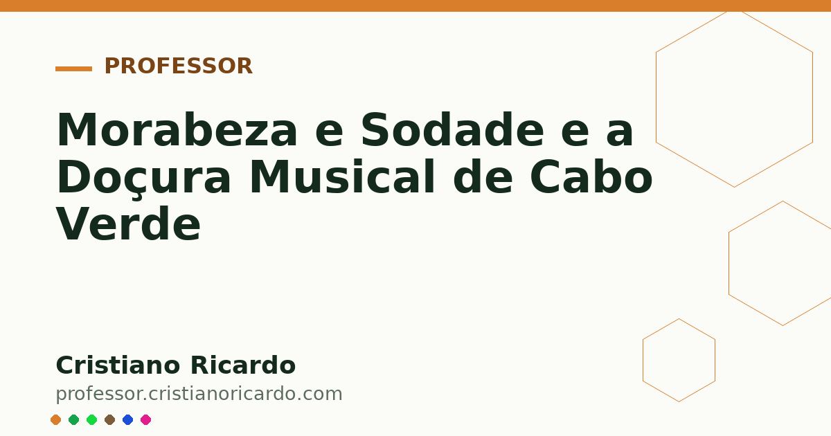 Card OG automático: Morabeza e Sodade e a Doçura Musical de Cabo Verde