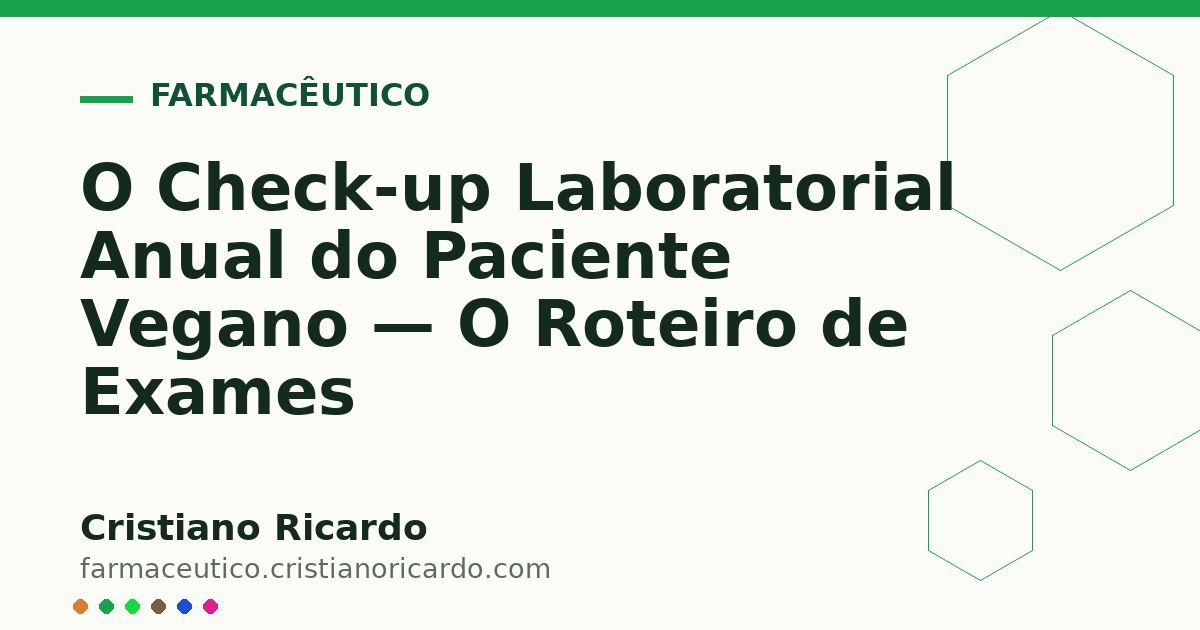Card OG automático: O Check-up Laboratorial Anual do Paciente Vegano — O Roteiro de Exames