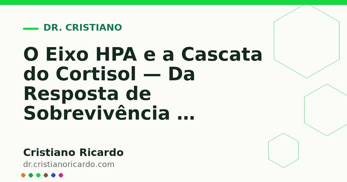 Card OG automático: O Eixo HPA e a Cascata do Cortisol — Da Resposta de Sobrevivência à Exaustão — Reflexão Clínica 2019