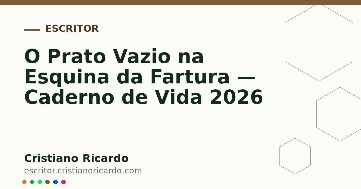 Card OG automático: O Prato Vazio na Esquina da Fartura — Caderno de Vida 2026