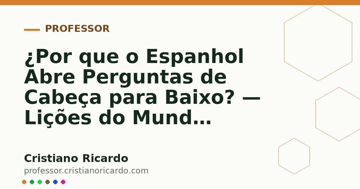 Card OG automático: ¿Por que o Espanhol Abre Perguntas de Cabeça para Baixo? — Lições do Mundo Hispânico 2025