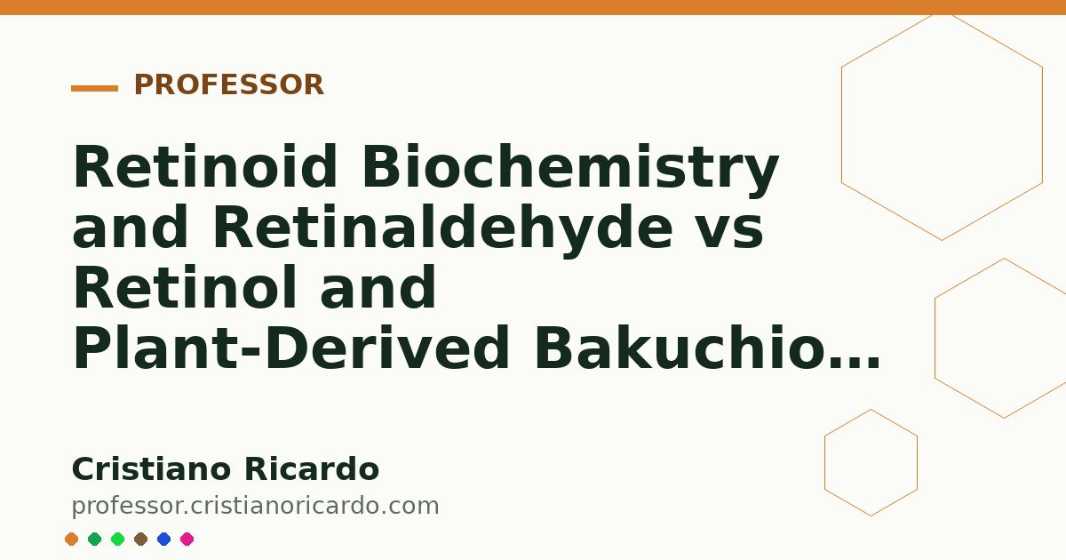 Card OG automático: Retinoid Biochemistry and Retinaldehyde vs Retinol and Plant-Derived Bakuchiol — Engineering Review 2024
