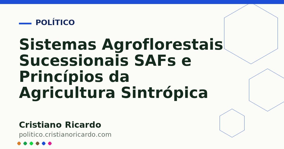 Card OG automático: Sistemas Agroflorestais Sucessionais SAFs e Princípios da Agricultura Sintrópica