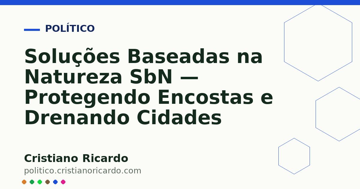 Card OG automático: Soluções Baseadas na Natureza SbN — Protegendo Encostas e Drenando Cidades