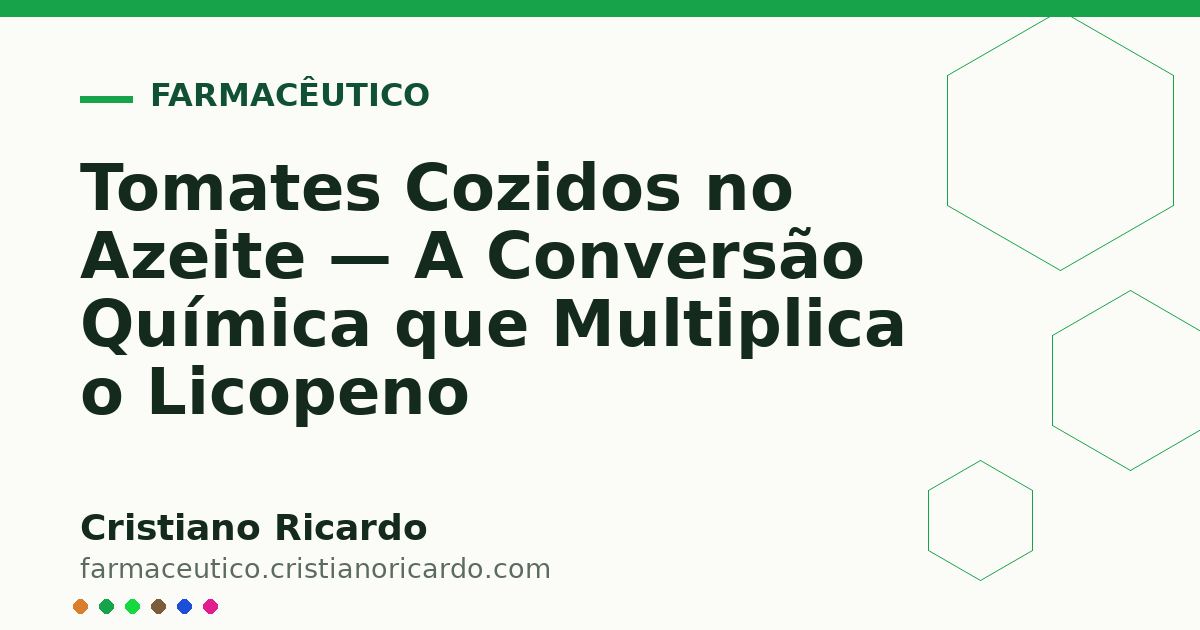 Card OG automático: Tomates Cozidos no Azeite — A Conversão Química que Multiplica o Licopeno