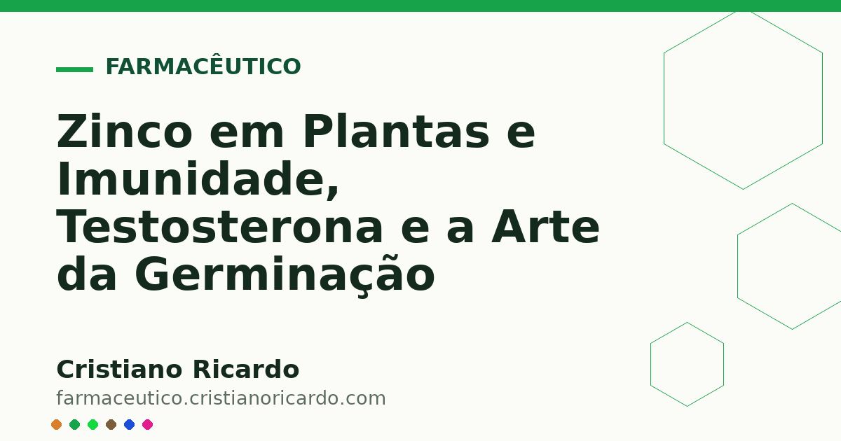 Card OG automático: Zinco em Plantas e Imunidade, Testosterona e a Arte da Germinação