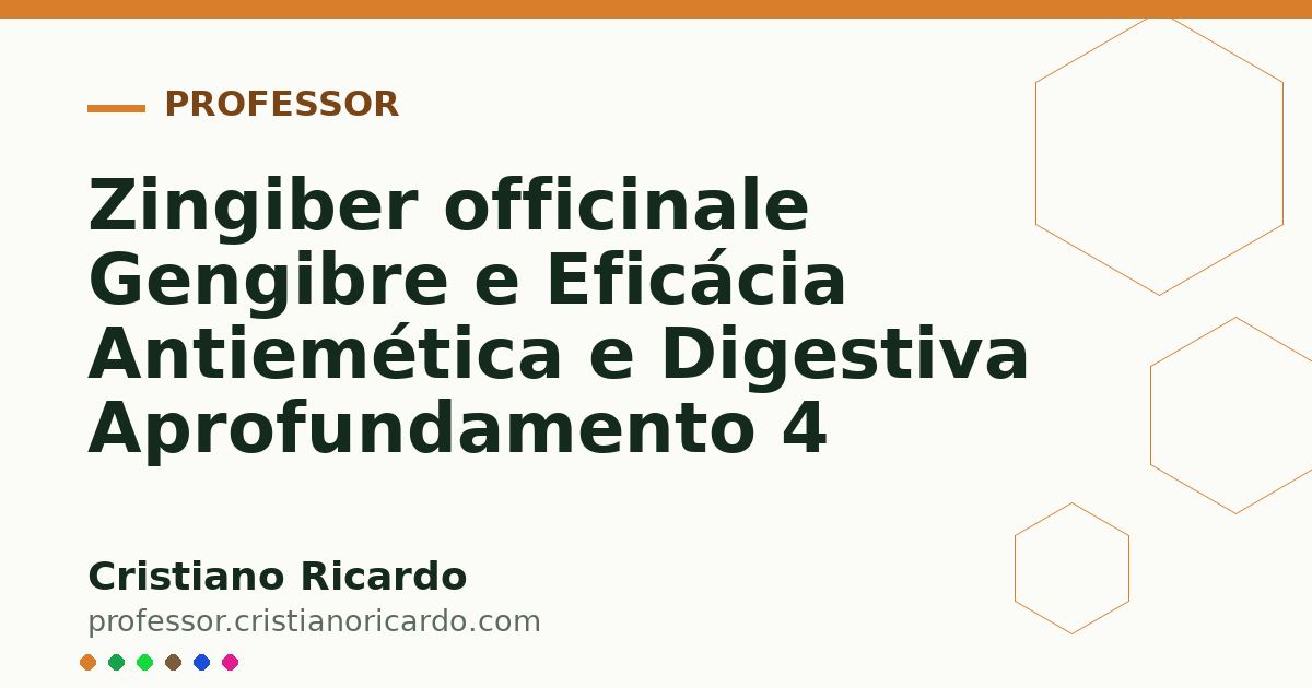 Card OG automático: Zingiber officinale Gengibre e Eficácia Antiemética e Digestiva Aprofundamento 4