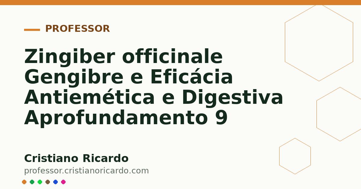 Card OG automático: Zingiber officinale Gengibre e Eficácia Antiemética e Digestiva Aprofundamento 9